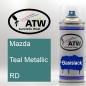 Preview: Mazda, Teal Metallic, RD: 400ml Sprühdose, von ATW Autoteile West.